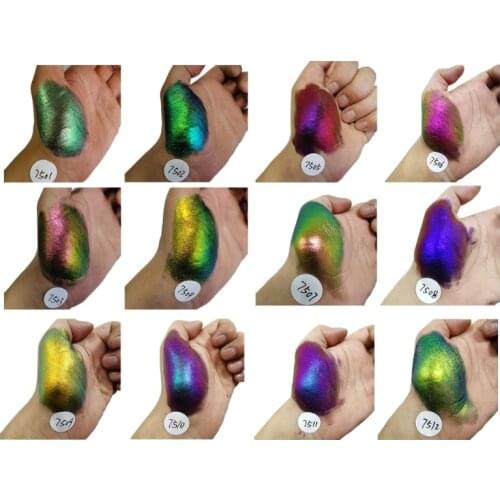 25g Color Shifting Changing Powder Super Flash Glitter Metallic Paint Dry Pigment for Epoxy Resin Craft DIY Jewelry Making Tools