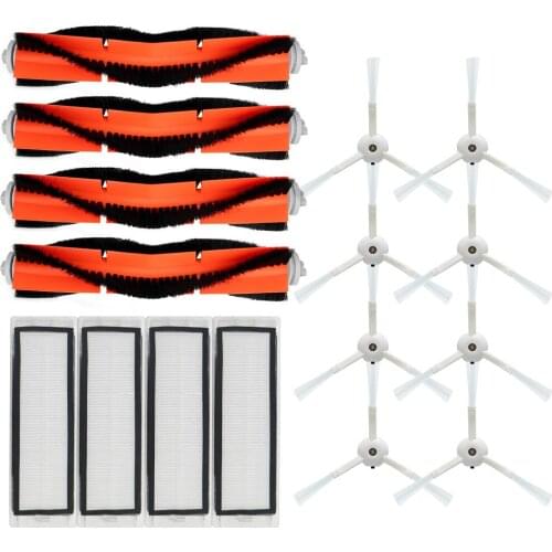 4 HEPA Filter + 4 Side Brush + 2 Main Brush for Xiaomi MI Robot Vacuum 2 Roborock S50 S51 Vacuum Cleaner Parts Accessories