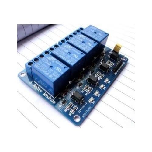 10pcs/lot 4 channel relay module 4-channel relay control board with optocoupler. Relay Output 4 way relay module for ard uino