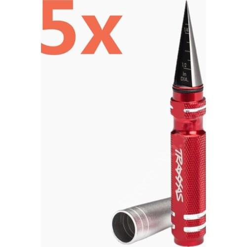 5x Traxxas Aluminum Handle Body Reamer Mit Alu Griff Hole Puncher TRA3433X 3433X 0-12mm For RC Remote Control Cars E-Revo TRX-4