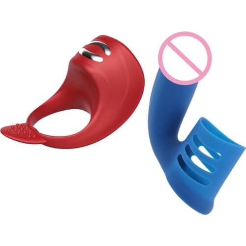 7 Frequency Waterproof Silicone Vibrating Dildo Ring Massager Pleasure Vibrator Stimulation Adult Sex Toys for Women Men