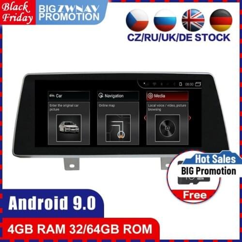 Android 9.0 Car multimedia Stereo Player GPS Radio for BMW 3er/3er GT F30 F80 M3 F31 F34 F35 4er F32 F82 M4 F33 F83 M4 F36 2017