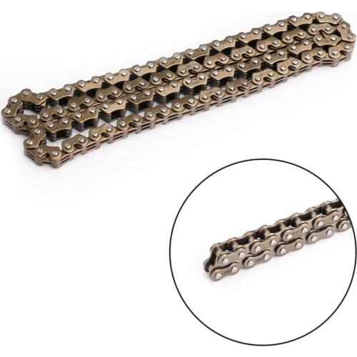 Areyourshop for Yamaha YFM300 Grizzly 300 for Suzuki UC125 UC150 Cam Timing Chain Engine Camshaft Timing Chain 12760-04B00 Steel