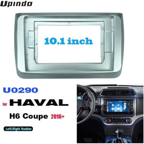 2 Din 10.1 Inch Car Radio Plastic Fascia Panel Frame for HAVAL H6 Coupe 2016+ Installation DVD GPS Mp5 Dash Mount Kit
