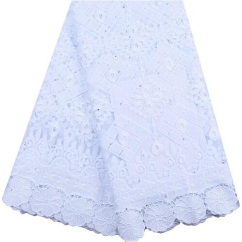 White African Milk Silk Lace Fabric High Quality Nigeria French Mesh Tulle Lace Fabric For Bridal Material Y2064
