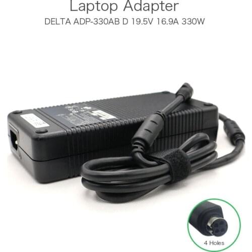 Original Delta 330W 19.5V 16.9A 4 Holes ADP-330AB D AC Adapter For ASUS ROG GX800VH-XS79K Gaming Laptop Power Supply