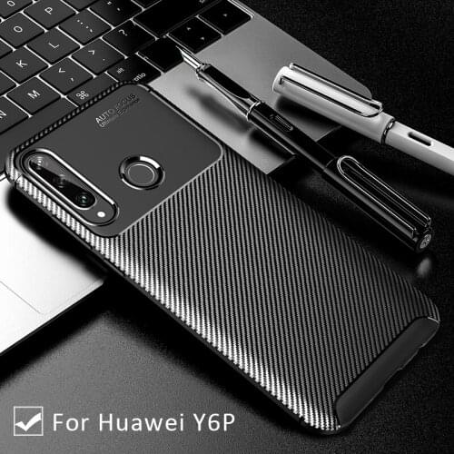 Case for huawei y6p bumper cover on huaweiy6p y 6p 6 y6 p yp6 6yp protective phone coque back bag silicone matte soft tpu shell