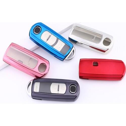 Car Smart Key Shell Cover Bag Key Case For Mazda 3 6 CX5 CX7 323 626 Familia Accessories Key Wallet