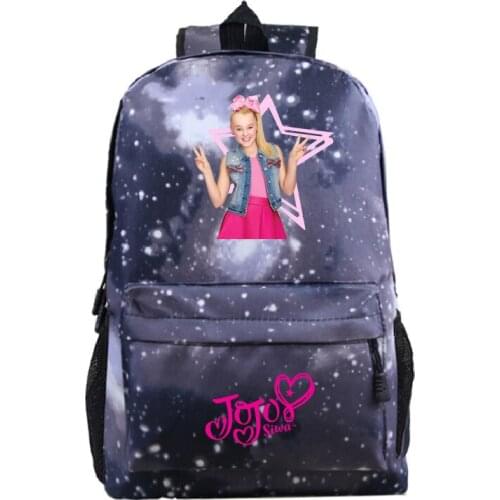 Kids Jojo Siwa Backpack Girls School Bag Super Star Schoolbag personalized Book Bags Print mochila Big Capacity Bolsa