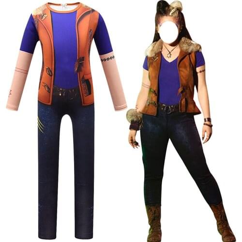 Halloween Costumes for Kids Zombies Bree Bucky Eliza Zed Cosplay Back Zipper Bodysuit carnival Party Clothing for Boys Girls