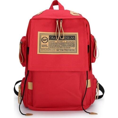 Korean Fashion Female Student Schoolbag Mens Backpack High Capacity Backpack Fashional Computer Bag