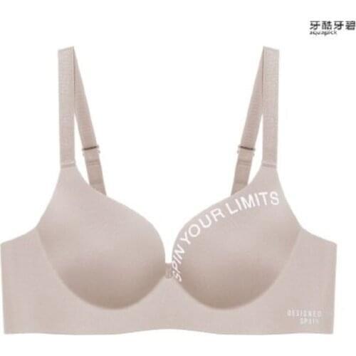 Intimates Sexy Bra for Women One Piece Seamless Top Breast Plunge Bralette Wire Free Deep U Push Up Brassiere Underwear