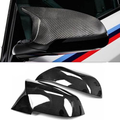 New Carbon Fiber Car Side Door View Mirrors Replacment Cover For BMW 3 Series F35 2012-2016