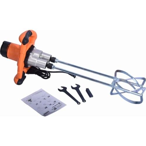 ZYHM-50 Hand Paint Mixer DOUBLE shaft professional Electric Double putty coating mixing machine tools 1600w