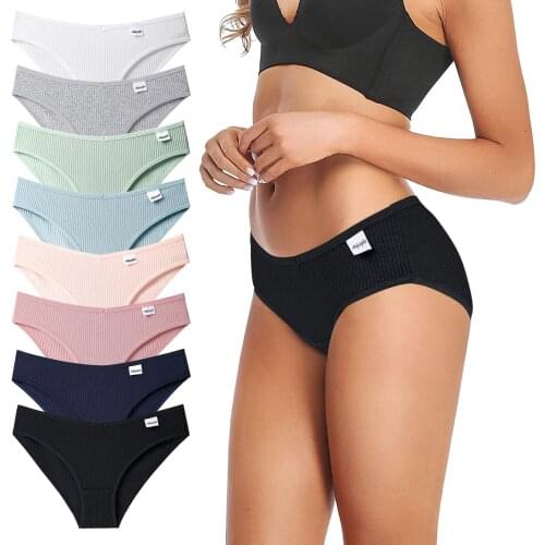 Sexy Seamless Womens Panties Cotton Female Underwear Hot Sale Lingerie Breathable Girl Briefs Solid Color Comfort Underpants