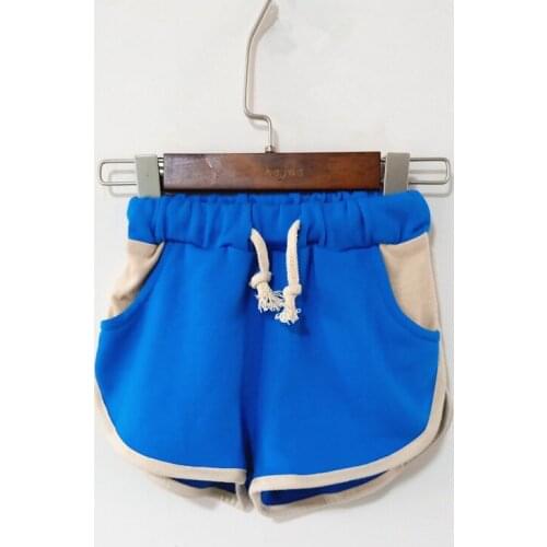 BOBOZONE Blue gray shorts for kids baby girls boys