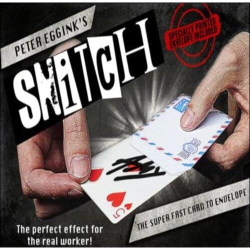 SNITCH by Peter Eggink (Gimmick+Online Instruct),Card Magic Tricks,Close Up,Illusions,Fun,Street,Magia Toys,Joke,Magician Cards