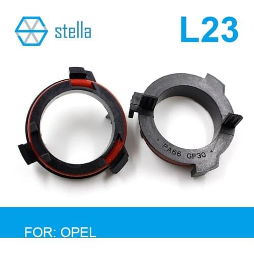 Stella 2pcs H7 LED headlight Holders/Adapters Lamp Base for OPEL Headlight Accessories