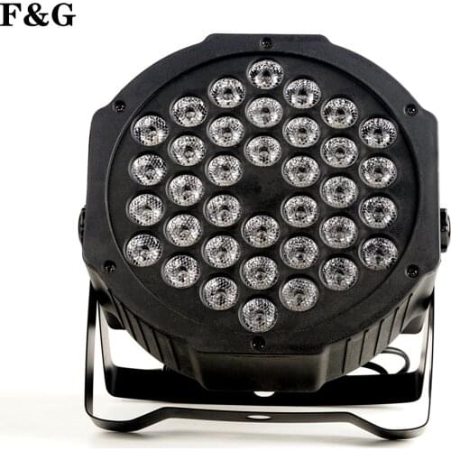 LED 36 * 3W RGB LED par light, with DMX512 master-slave flat panel ultra-thin DJ equipment, used for party disco stage lighting