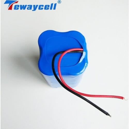 Tewaycell Factory Price 2S2P 4.4AH 18650 Lithium Ion 7.4v 4400mah Battery Pack With Pcb Wires