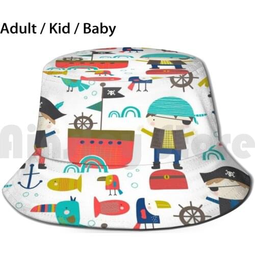 Pirate Fun Neck Gator Pirates Sun Hat Foldable UV Protection Pirate Pirate Theme Pirate Birthday Pirate Party