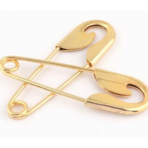 100mm gold Safety Pins DIY Sewing Tools Accessory Large metal Clasp Pins For Scarf Blankets Skirts Knitted Fabric Crafts