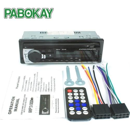 For Bluetooth Autoradio 12V Car Stereo Radio FM Aux-IN Input Receiver SD USB JSD-520 In-dash 1 din MP3 Multimedia Player