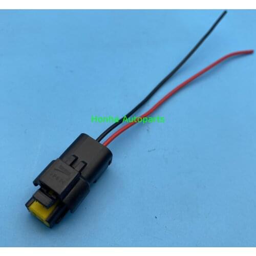 Free Shipping 2 pin 1.5mm FCI headlight steering lights plug water temperature sensor connector 211PC022S0049 wire harness