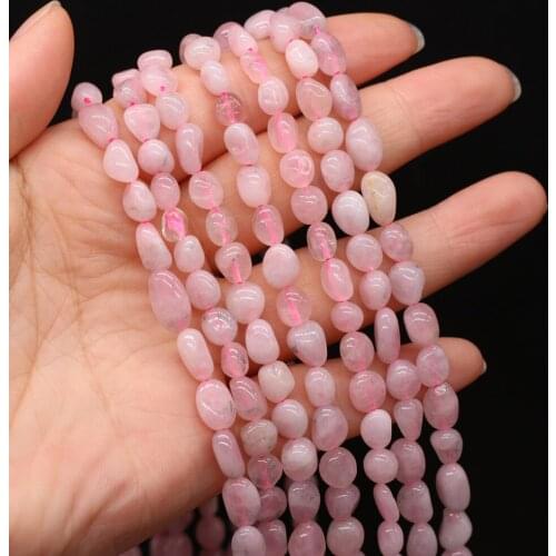 New Style Natural Stone Irregular Madagascar Rose Quartz Loose Beads For DIY Jewelry Making Necklace Bracelet Earrings Accessory