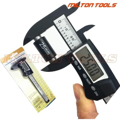 High quality Super LCD 0-100MM 4inch Mini digital caliper 100mm pocket electronic plastic vernier caliper thickness gauge
