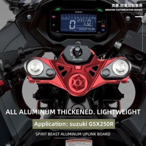 Spirit Beast Motorcycle Steering column fixed connection plate Top Clamp Yoke mount Accessories For SUZUKI GSX250R