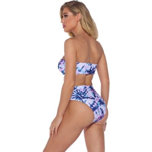 Swimsuit Summer Womens Printed Bikini Color Sexy Bra Swimsuit Womens Swimsuit Bikini Beach Womens Swimsuit