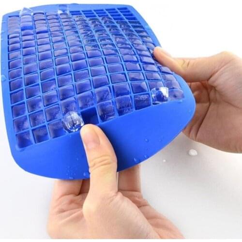 160 Grids Mini Ice Cube Tray Diy Reusable Silicone Ice Cube Maker Mold Kitchen Party Cocktail Drinks Bar Accessories
