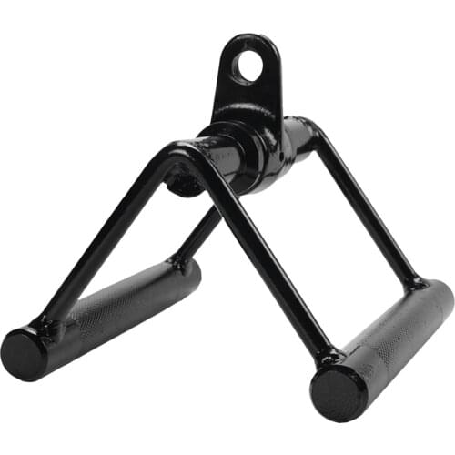 V Shaped Press Down Bar Cable Machine Handle Attachments Seated Rowing Pull Rod Power Multi-functional Fitness Equipment