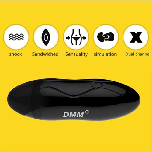 DMM Double Hole Real Pussy Portable Male Masturbator Soft TPE Oral Vagina Anal Masturbation Cup NO Vibrator Sex Toys for Men