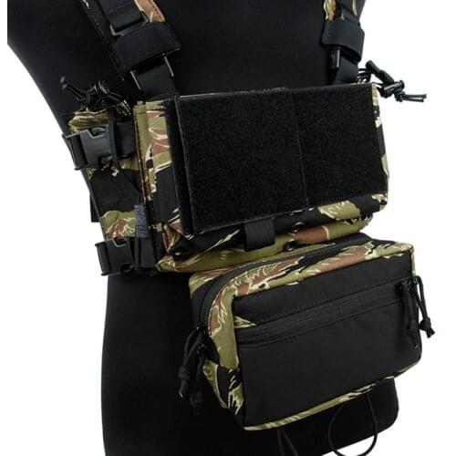 TMC New Black Multicam Military Vest Suit Lightweight Tactical SS Chest Hanging Combination