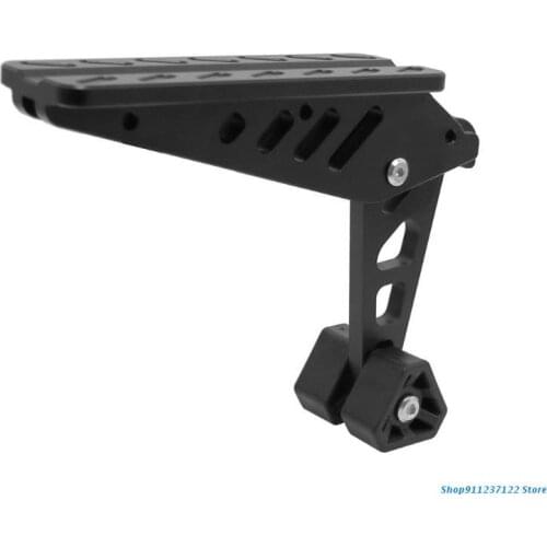 P82B Side Foot Nail Pegs Exterior Door Hinge Step Foldable Rest Pedal Panel Ladder Compatible with SUV Jeep- RAV4 Hiace