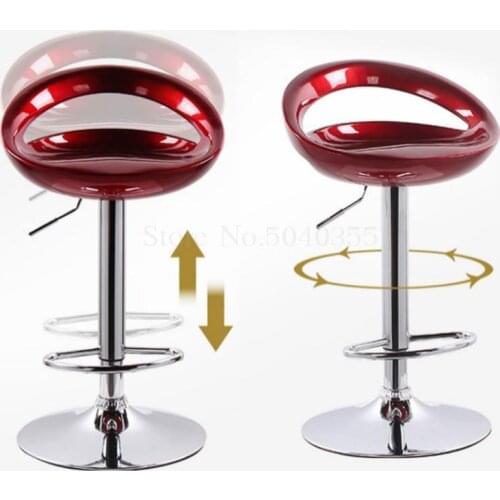 Simple backrest bar stool high stool lift front desk chair bar chair modern minimalist home bar chair