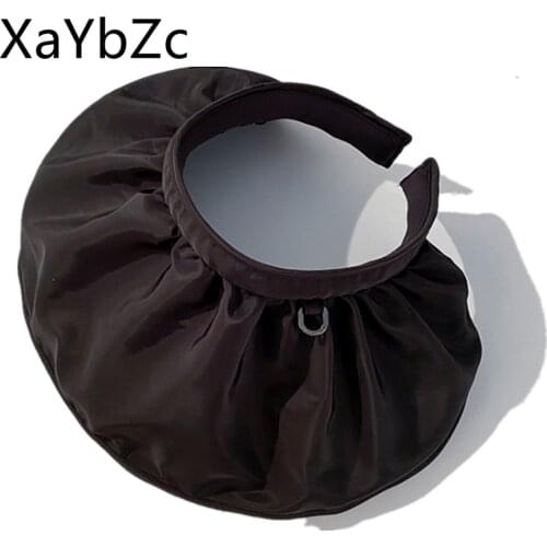 Shell hat women outing outdoor sunshade empty top hat anti-ultraviolet sun hat hat women summer folding hat big brim beach hat