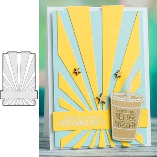 Sunburst Metal Cutting Dies Stencils for Scrapbooking Embossing Die Cards Making Paper Craft Decoration New 2019