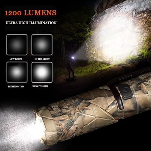 Corner Flashlight Bright Outdoor Charging Super Bright Multifunctional Portable Magnet Small Flashlight USB Interface Waterproof