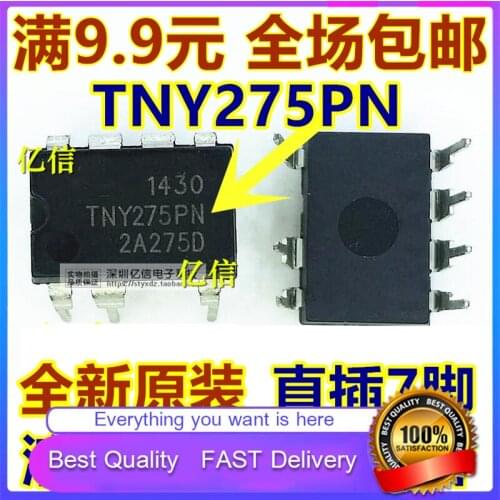 10Pcs/Lot New Original TNY275PN TNY275P Power ManagementChip DIRECT PLUG DIP-7 FEET