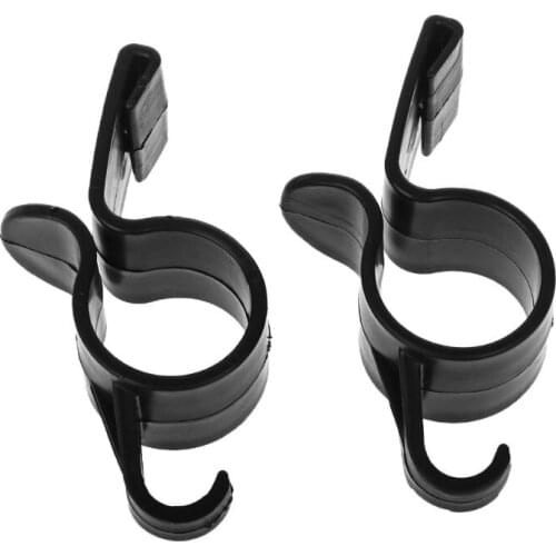 2Pcs Car Rear Mounting Bracket Umbrella Holder Automobile Organizer For Umbrella Hanging Hooks For Travelling 40GF