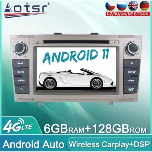 Android 11 128GB Car Radio For Toyota Avensis T27 2009-2015 Audio Multimedia Player GPS Navigation Auto Stereo Head Unit Carplay