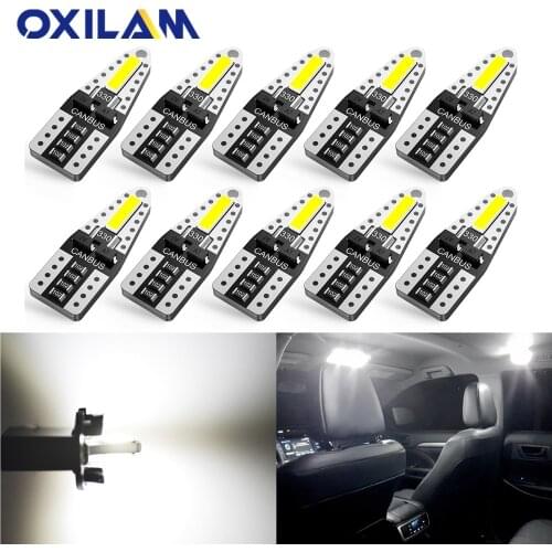 10pcs T10 W5W Car LED Canbus Bulb For Ford Focus 2 3 Fiesta MK2 MK3 Mondeo MK4 Fusion Ranger Interior Dome Light Reading Lights