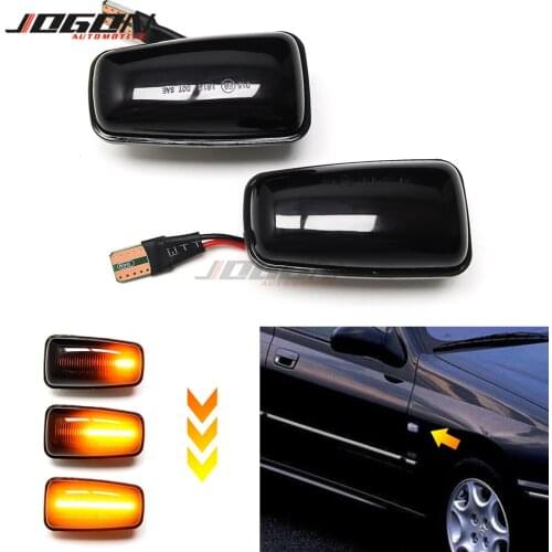 For Peugeot 406 106 306 806 Expert 1 Partner For Fiat Scudo Ulysse For Citroen XM ZX LED Dynamic Side Marker Lamp Signal Light