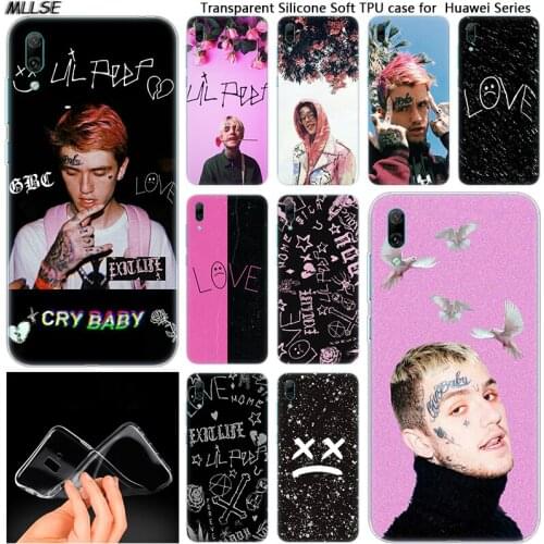 Hot Lil Peep Soft Silicone Case for Huawei Mate 10 20 Lite Pro Enjoy 8 9E Y6 Pro Y5 2017 Y7 Pro Y9 2019 2018 Fashion Cover