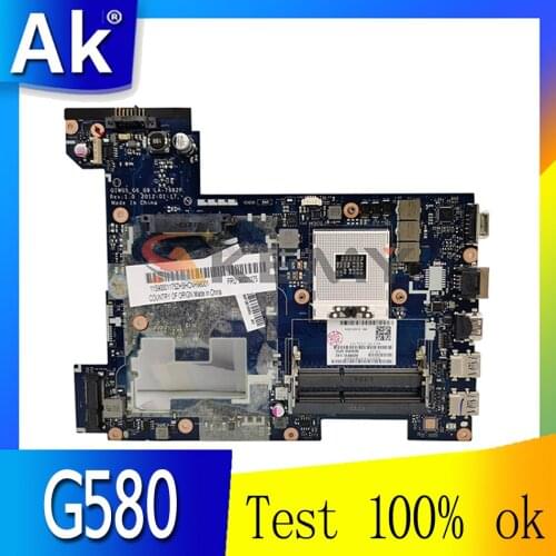 Laptop motherboard For LENOVO Ideapad G580 Mainboard 11S90000119 LA-7982P DDR3