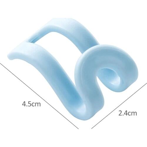 5PCS Anti-skid Clothes Hanger Plastic Household Simple Hook Hanger Hook Mini Hanger Simple Hook Non-slip Tandem Hanger Hook