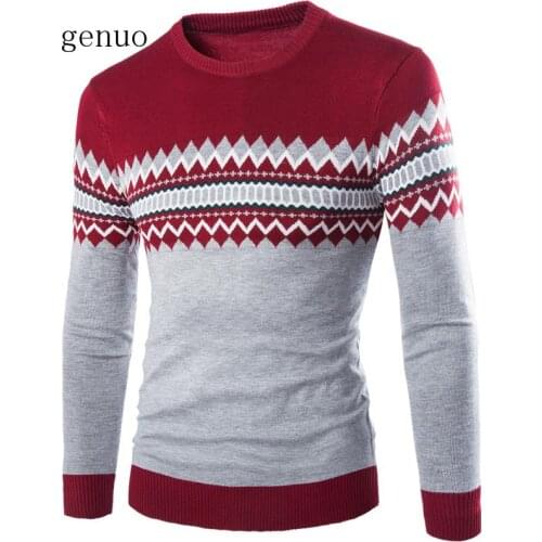 2020 New Fashion Autumn Mens Sweaters High Quality Christmas Sweater Dress Cusual Male Pullovers Knitwear Hot Mens Tops